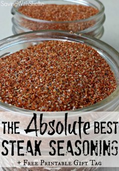 try out this recipe for the family members' FAVORITE steak seasoning. We call it secret wipe! Plus additionally a printable label for simple gifting.