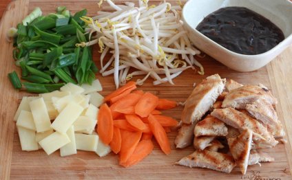 Teriyaki Noodles prep 2