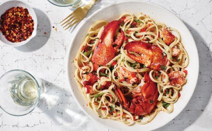 Lobster Linguine with Chiles