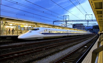 Texas Bullet Train Moving