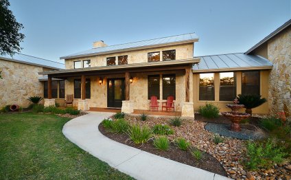 Texas Ranch Log Home Design By