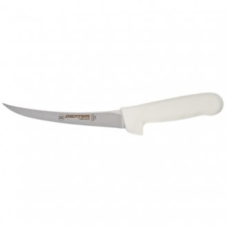 A six-inch boning blade with a flexible blade is effective for several phases of butchering.