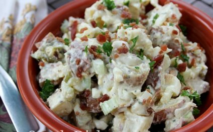 Texas bacon Ranch Potato Salad
