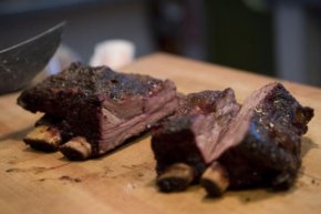 Beef ribs at Smoke City Market