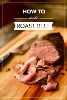 How To Cook Roast Beef Super simple roast beef recipe for delicious roast beef in 2 hours | asweetpeachef.com