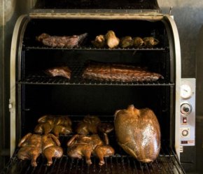 Inside Smoke City Market's Smoker