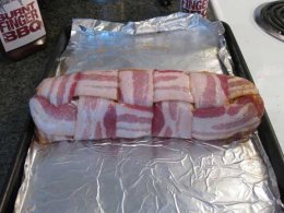 Rolled Bacon Weave