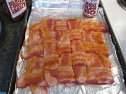 Seasoned Bacon Weave